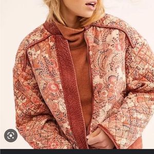 Free people reversible bomber jacket, size medium